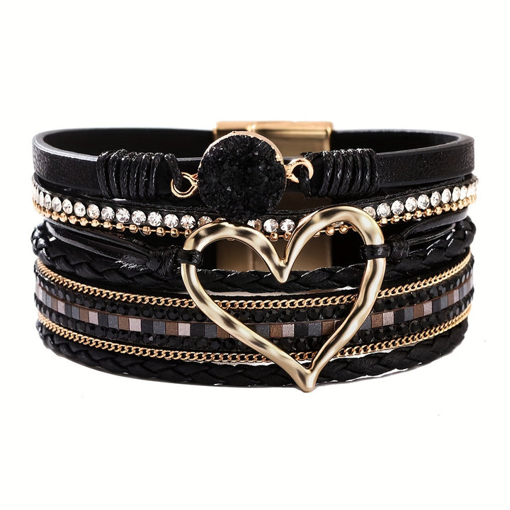 Multi-Layer Bohemian Leather Bracelet
