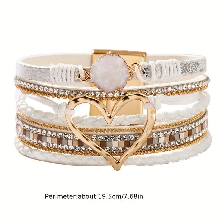 Multi-Layer Bohemian Leather Bracelet