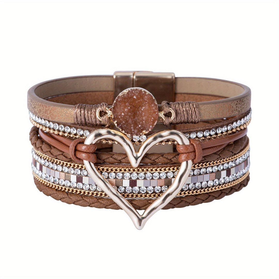 Multi-Layer Bohemian Leather Bracelet