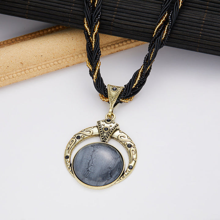 Bohemian Necklace with Pendant
