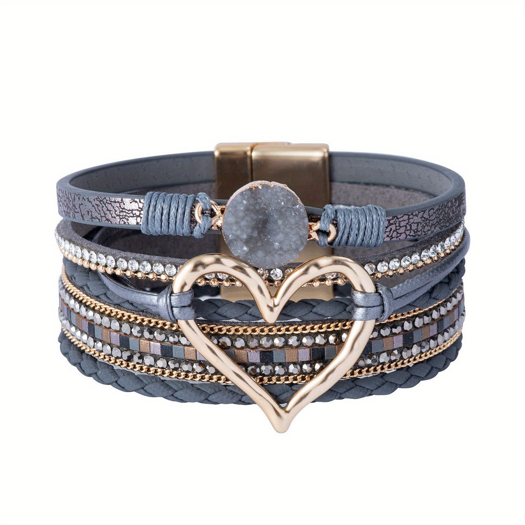 Multi-Layer Bohemian Leather Bracelet