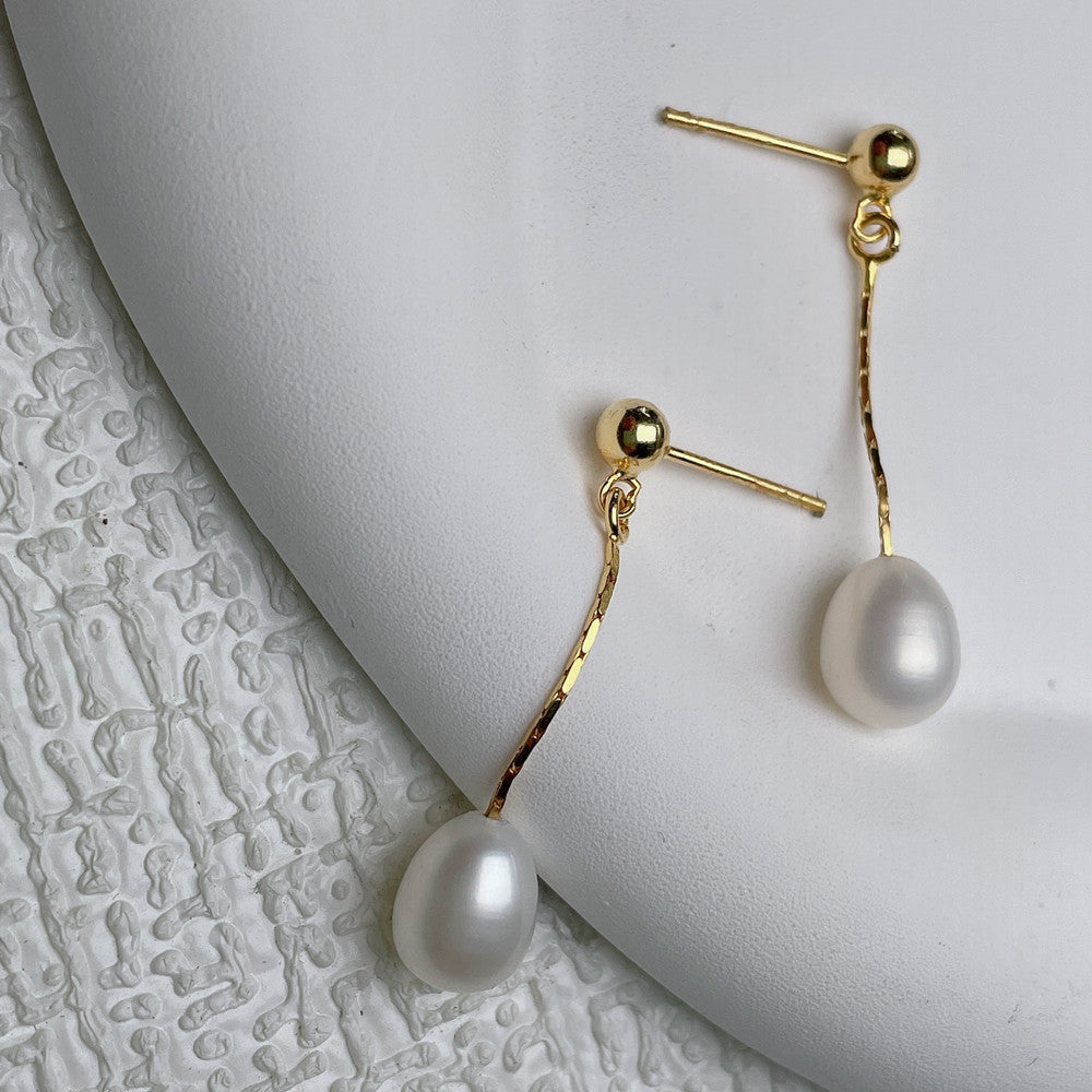 Delicate Freshwater Pearl Earrings