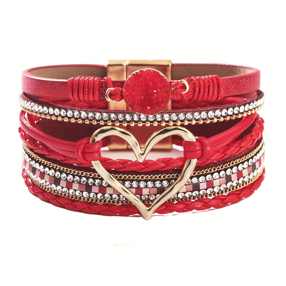 Multi-Layer Bohemian Leather Bracelet