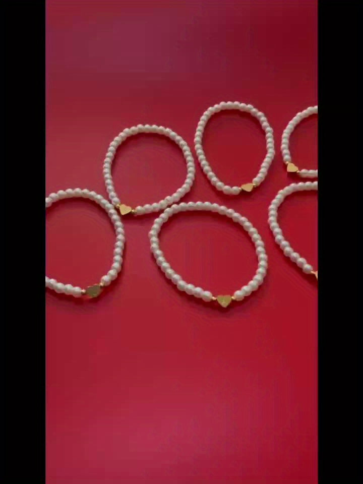 Chic Initial A–Z Bracelet with Heart Charm
