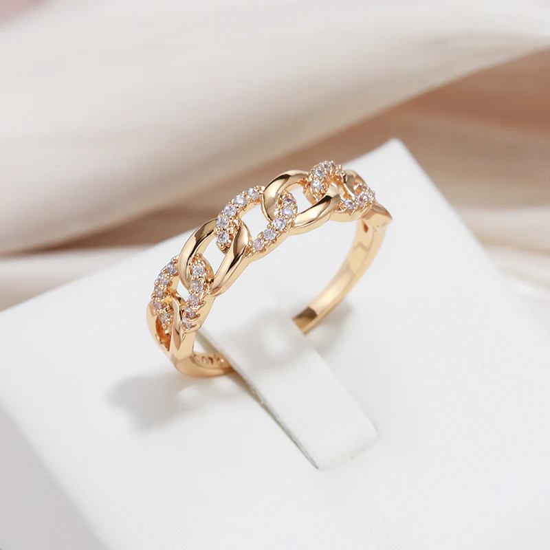 Chic Gold Chain Link Ring