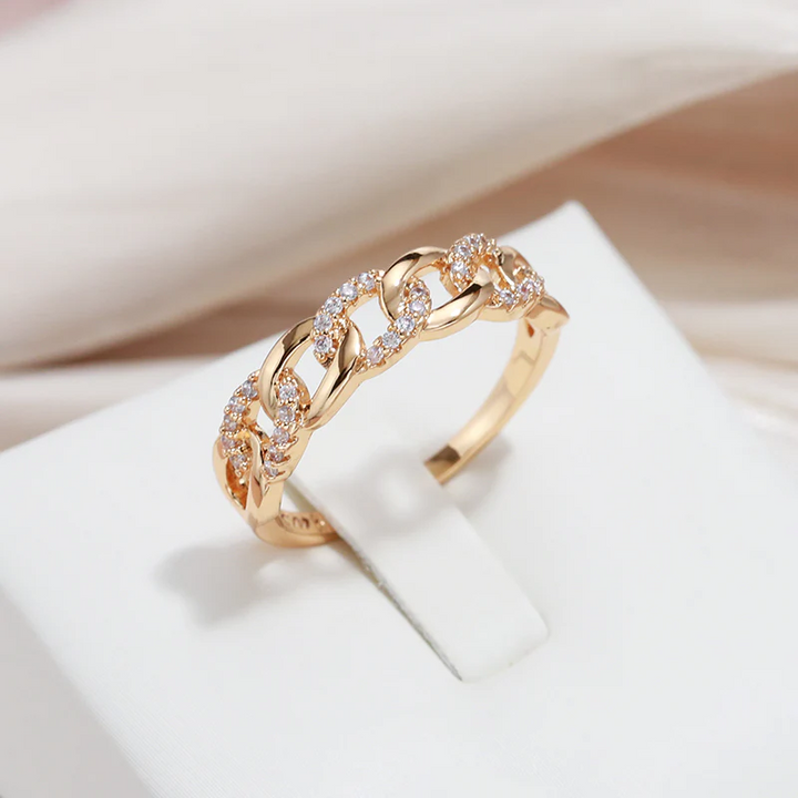 Chic Gold Chain Link Ring